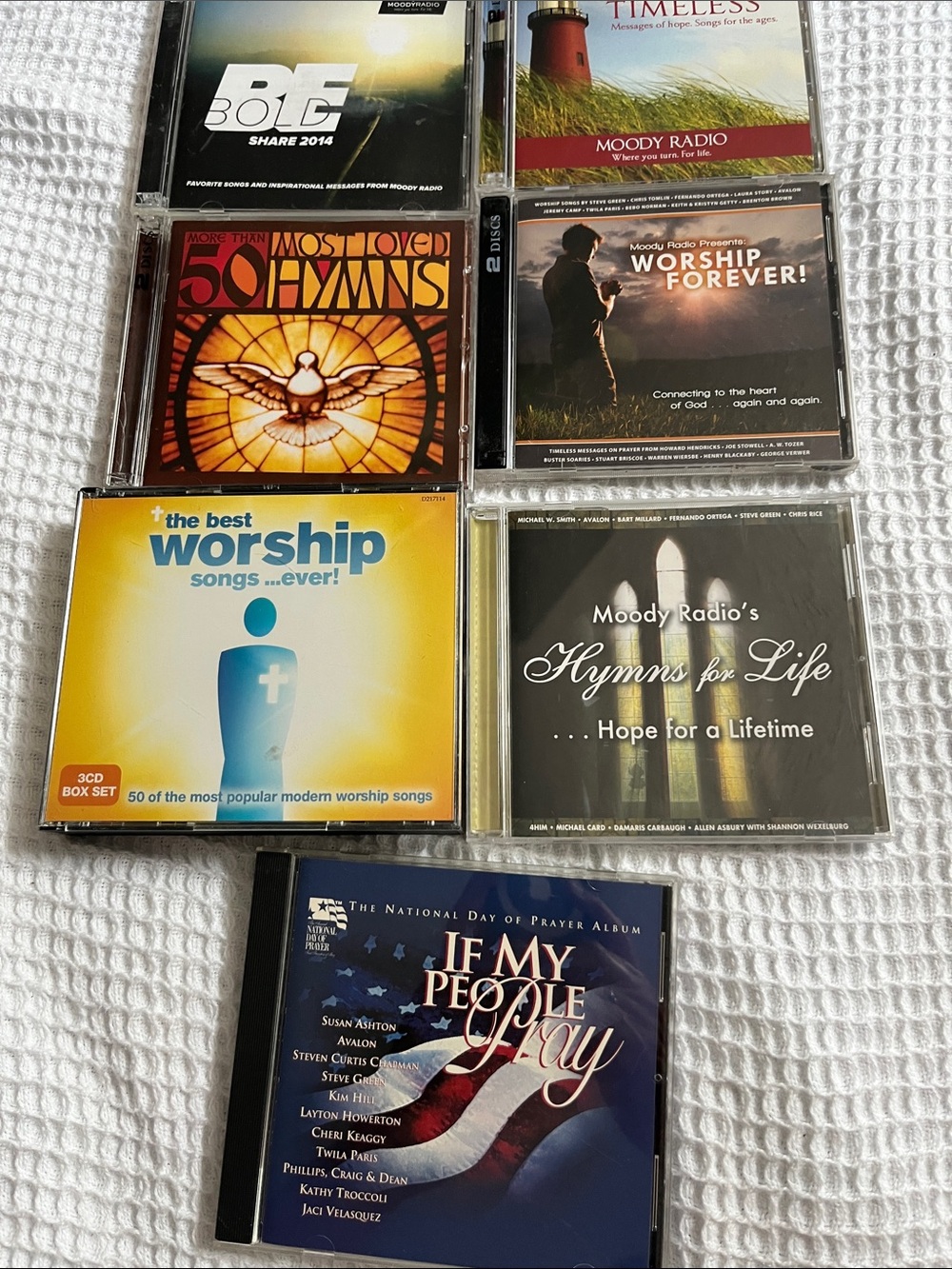 7 CD’s. Hymns and Worship. Assorted Artists.